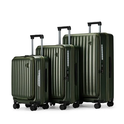 Vali cứng với túi phía trước